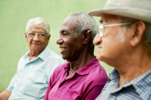 Elderly Men Smiling