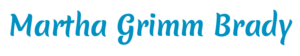 Martha Grimm Brady horizontal logo